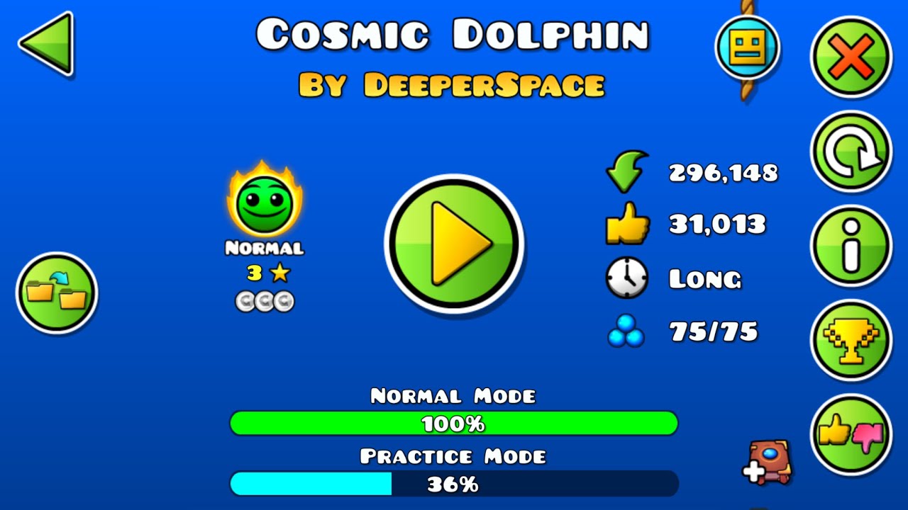 Deeper Space Level 1: Cosmic Dolphin