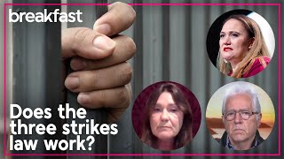 Three strikes law: 'Ignorant legislation' or effective justice? | TVNZ Breakfast