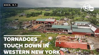 Severe storms bring eighteen tornado warnings; two tornadoes confirmed