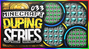 DUPING TONS OF DIAMOND BLOCKS AND EMERALD BLOCKS! | Minecraft DUPING Series #33