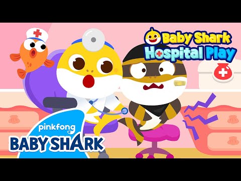 [🏥NEW] Ouch! I’ve Got a Stomachache! | Baby Shark Doctor | Hospital Play | Baby Shark Official