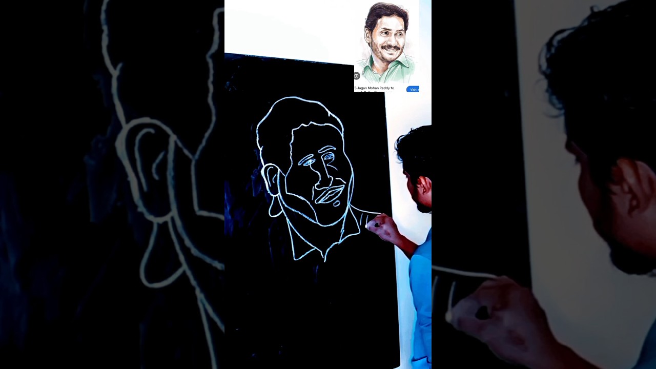 CM YS Jagan Anna Art 💙💙💙 