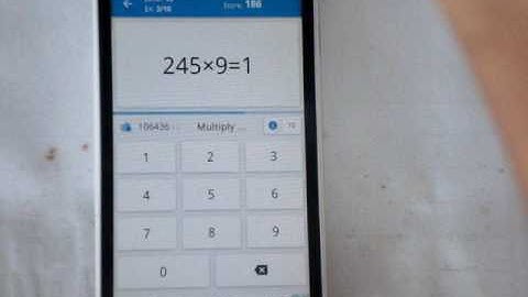 Math Tricks - Single game - To the bitter end - level 49 (Number Keyboard)