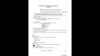 Grade 4 Social Studies, CRE, and IRE End Term 3 2025 Exam