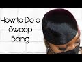 How to do a Swoop Bang for a Ponytail with Voiceover