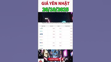 Giá Yên Nhật hôm nay 26/10/2025 | Tỷ giá USD, Euro, Yên Nhật mới nhất | Tiên Lisa
