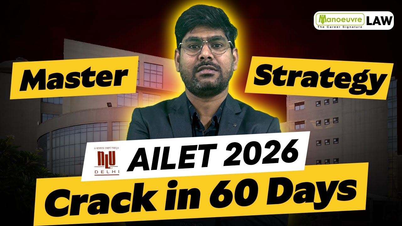 Master Strategy To Crack AILET 2026 in 60 Days #ailetexam #nludelhi ...