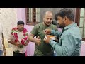 Ibrahim Bhai Jo Ek Baherreen Sahafi Hai Un Ko Umre Ki Mubarak Baad Dete Hue Aimim Barkas Division 