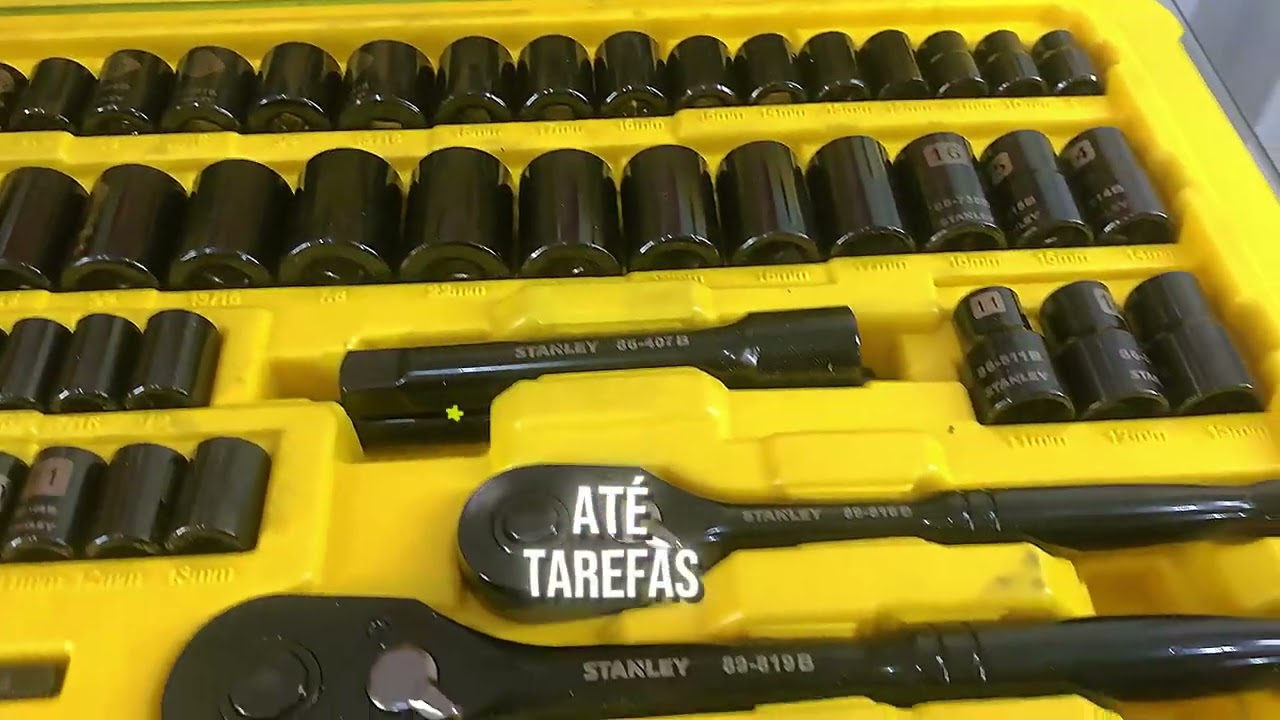 Jogo de Ferramentas Mecânicas com 183 Peças Stanley - Loja Brafer