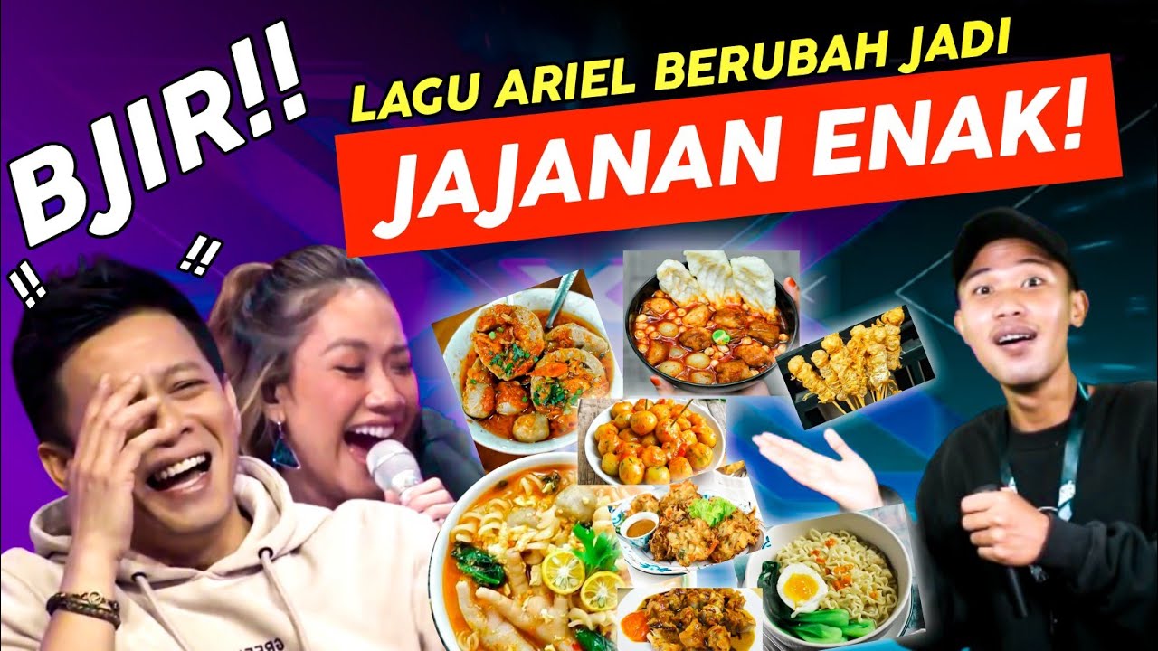 BJIR‼️SEPARUH AKU LAGU ARIEL BERUBAH JADI JAJANAN ENAK OLEH RIAN RRR