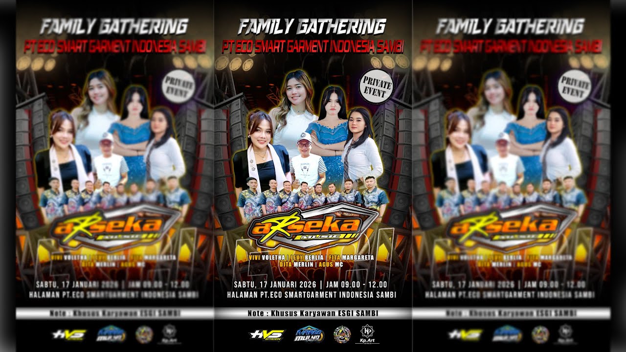 ARSEKA Music | "FAMILY GATHERING PT ECO SMART GARMENT INDONESIA SAMBI" | Margo Mulyo | HVS Sragen