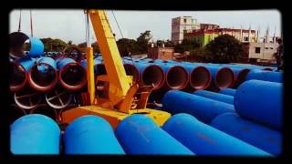 Pipe loading & unloading.......DI(DN1200)