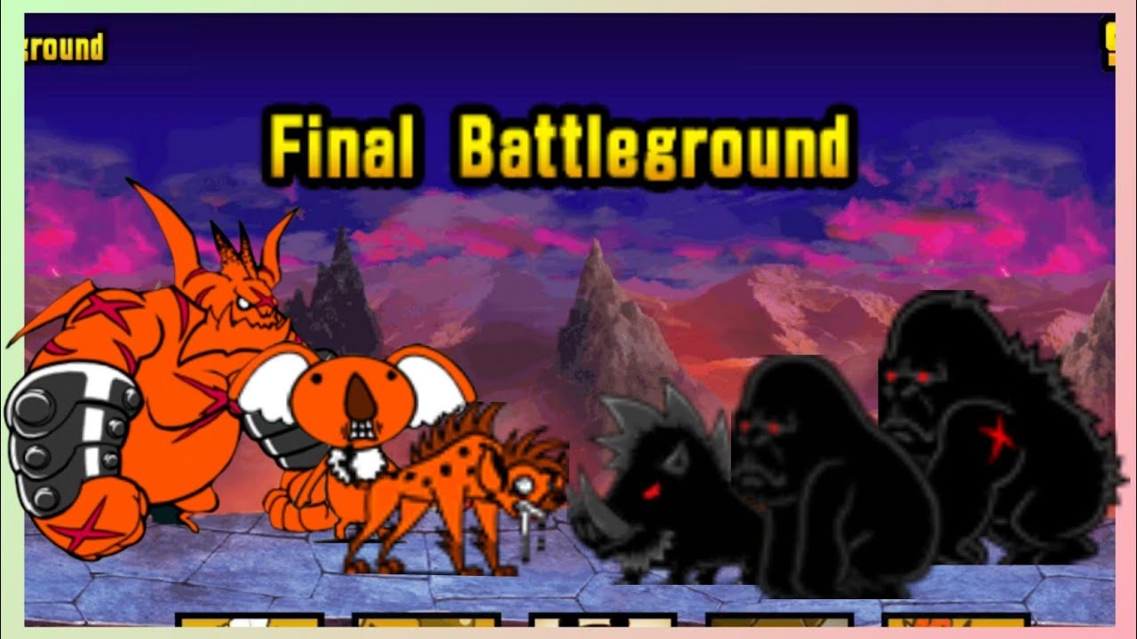 Battleground Red The Battle Cats - Final Battleground - Black and Red - YouTube