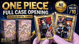 Opening a FULL CASE of One Piece Doujin Metal Cards… NO DUPLICATES?!