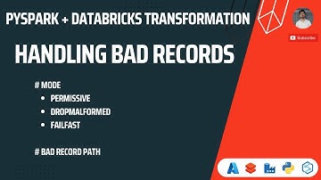 Bad Records Handling | Permissive, Dropmalformed, Failfast | Error handling in Databricks | Pyspark