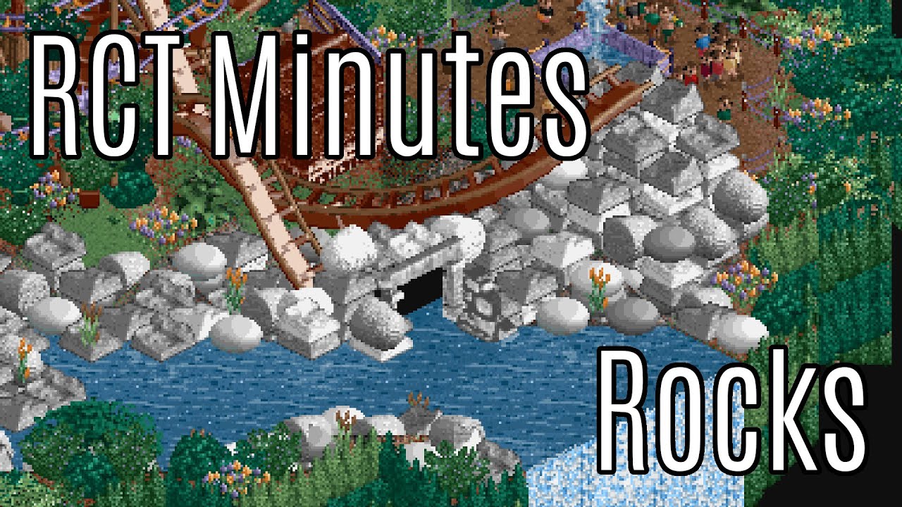 RCT Minutes 38 Rock Structures OpenRCT2 YouTube
