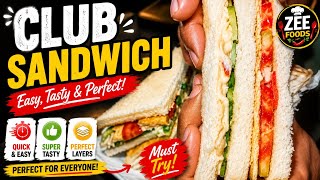 Chicken Club Sandwich Restaurant Style Club Sandwich Zee Foods