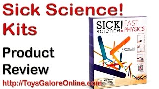 Sick Science Kits Review | 12 Sick Science! Kits - Liquid Layers, Amazing Square Bubble, Film Canist