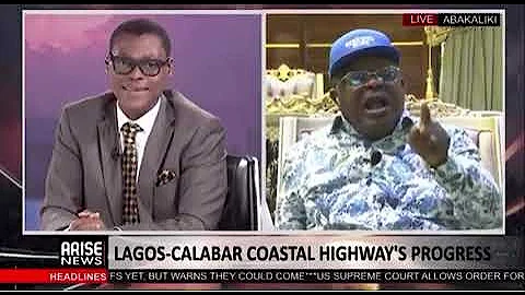 Rufai oseni and Dave umahi fight on arise tv today 