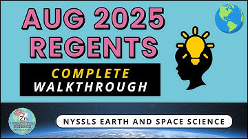 August 2025 Earth & Space Science Regents | Step-by-Step Walkthrough & Answer Explanations