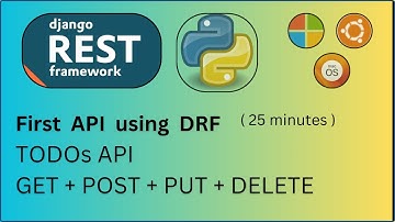 How to Create a REST API in Python (Step-by-Step Django REST Framework Tutorial) | Todos API
