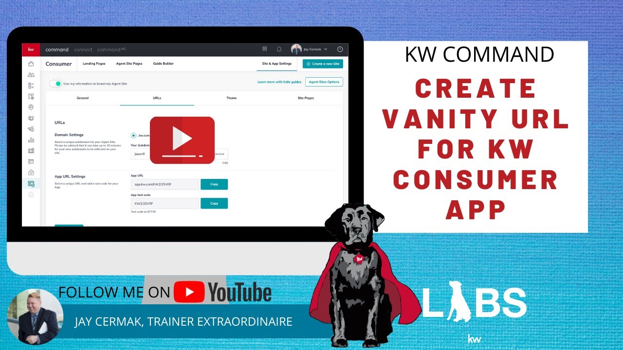 Create Vanity URL for KW Consumer App