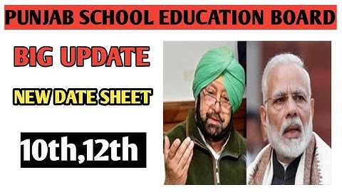 💥PSEB 10th CLASS DATE SHEET 2020💥 | pseb 12th class date sheet 2020 | pseb news today