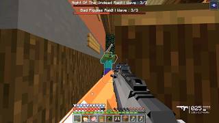 I DEFENDED MY HOUSE FROM A MOB RAID IN MINECRAFT