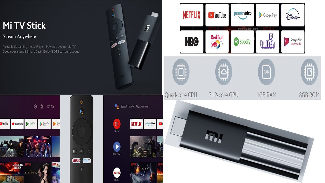 Xiaomi Mi TV Stick Cast With Google Assistant 