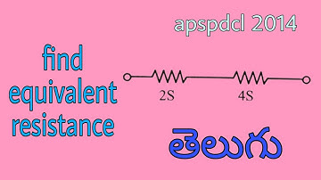 problem-2;find equivalent resistance (apspdcl_2014)