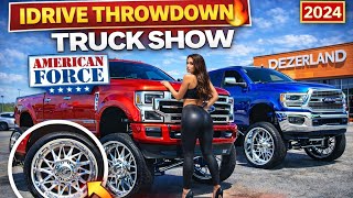 IdriveThrowDown truck show in dezerland orlando  - American Force wheels - Lifted Trucks