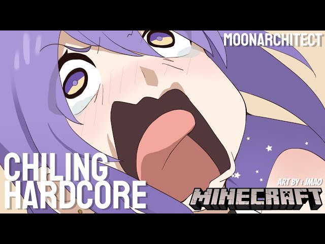 【Minecraft】chiling hardcore ^^【Moona】のサムネイル