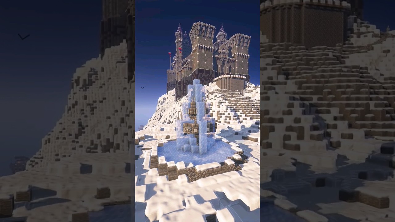 Minecraft: Frozen Fountain Build 