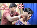 Oil Head and Neck Massage From Indian Barber Debu | Neck Cracking | Ear Cracking | Forehead Tapping