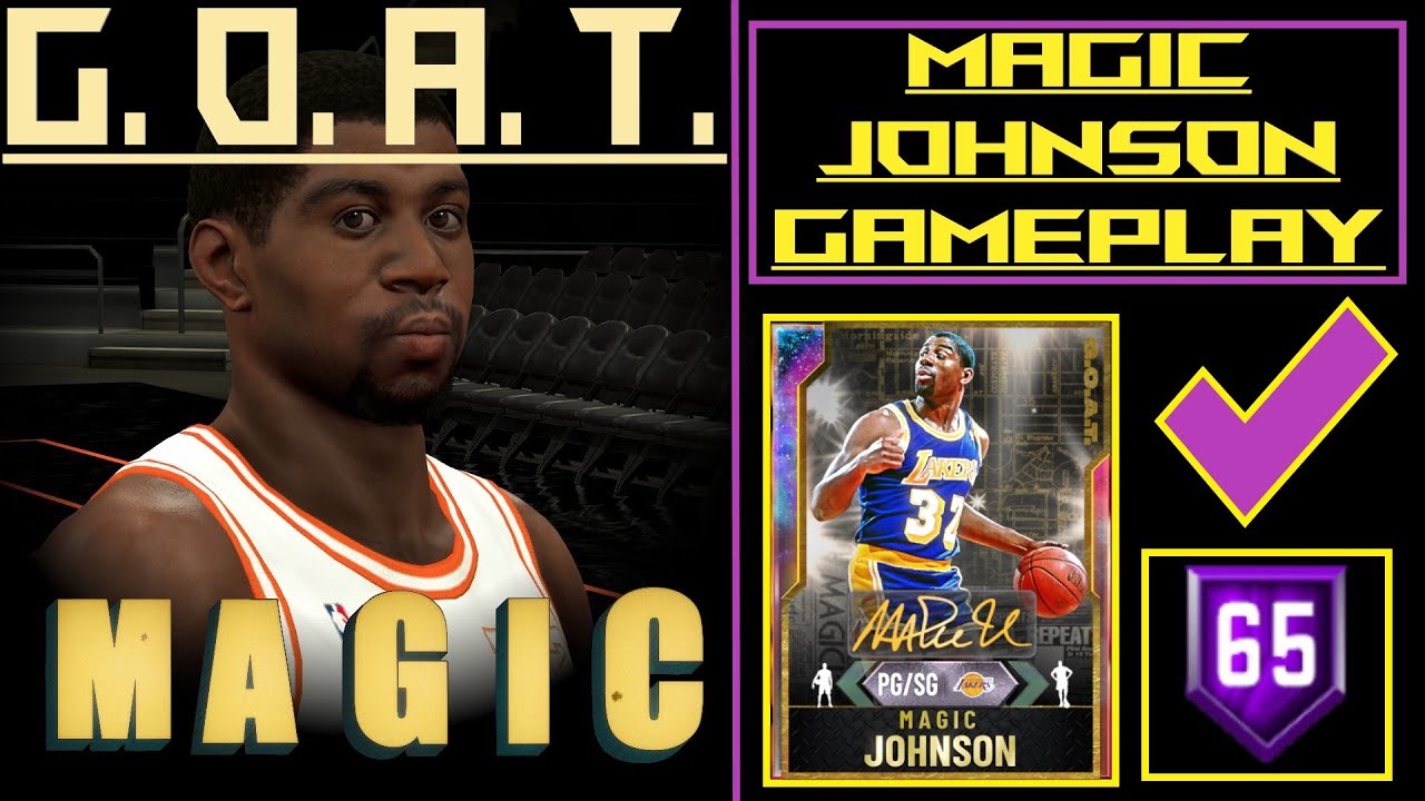 INSANE G.O.A.T. MAGIC JOHNSON GALAXY OPAL GAMEPLAY IN NBA