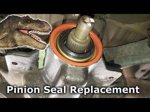 How to Replace a Rear Differential Pinion Seal - Stop Leak (Ford Mustang F150 Ranger Expedition)