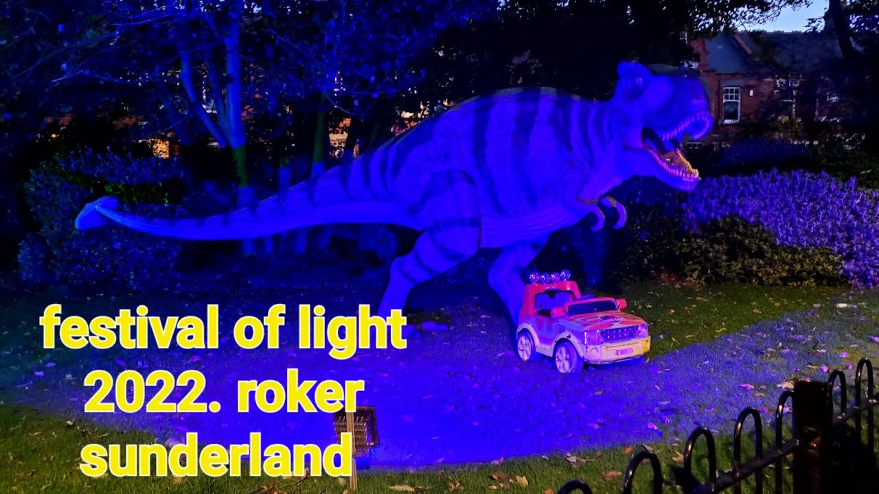 festival of lights . roker sunderland 2022. with family YouTube
