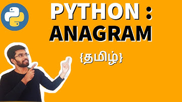 Python : Check If Anagram {தமிழ்}  #python #pythonprogramming #pythocoding
