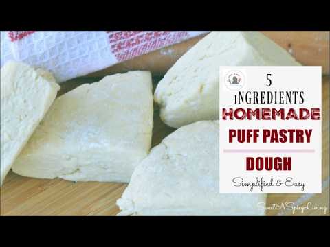 SweetnSpicyLiving Recipe (EP # 19) - How to Make Easy Puff Pastry Recipe
