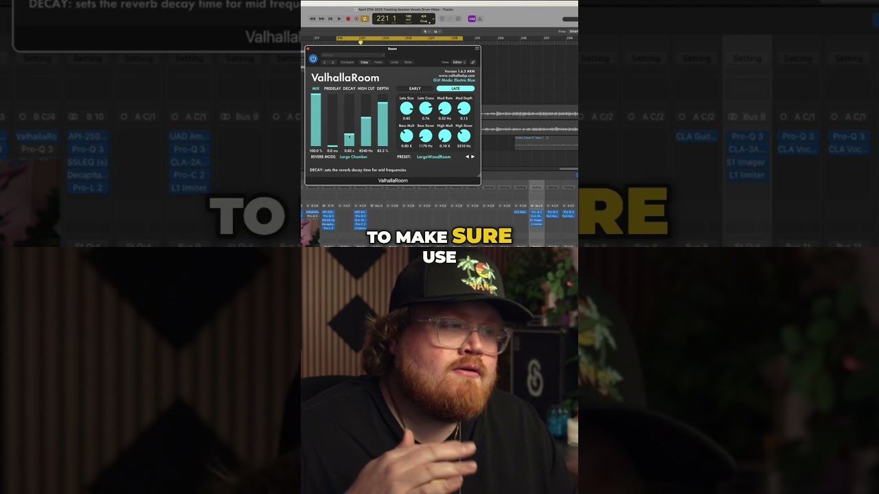 Valhalla Room Trick! Stereo Sound From a Mono Track! Make Any Room Sound Like A Pro Studio!