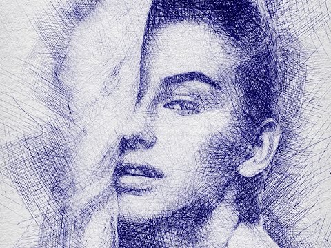 Pen Sketch Photoshop Effect Tutorial