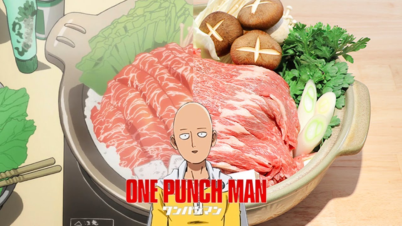 ワンパンマン すき焼き 【RICO】アニメ料理実写化EP-249