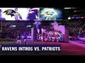 Baltimore Ravens Black Out M&T Bank Stadium for Introductions vs. Patriots