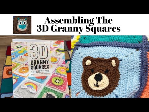 3D Granny Squares Crochet Pattern Book Review - Granny Squares