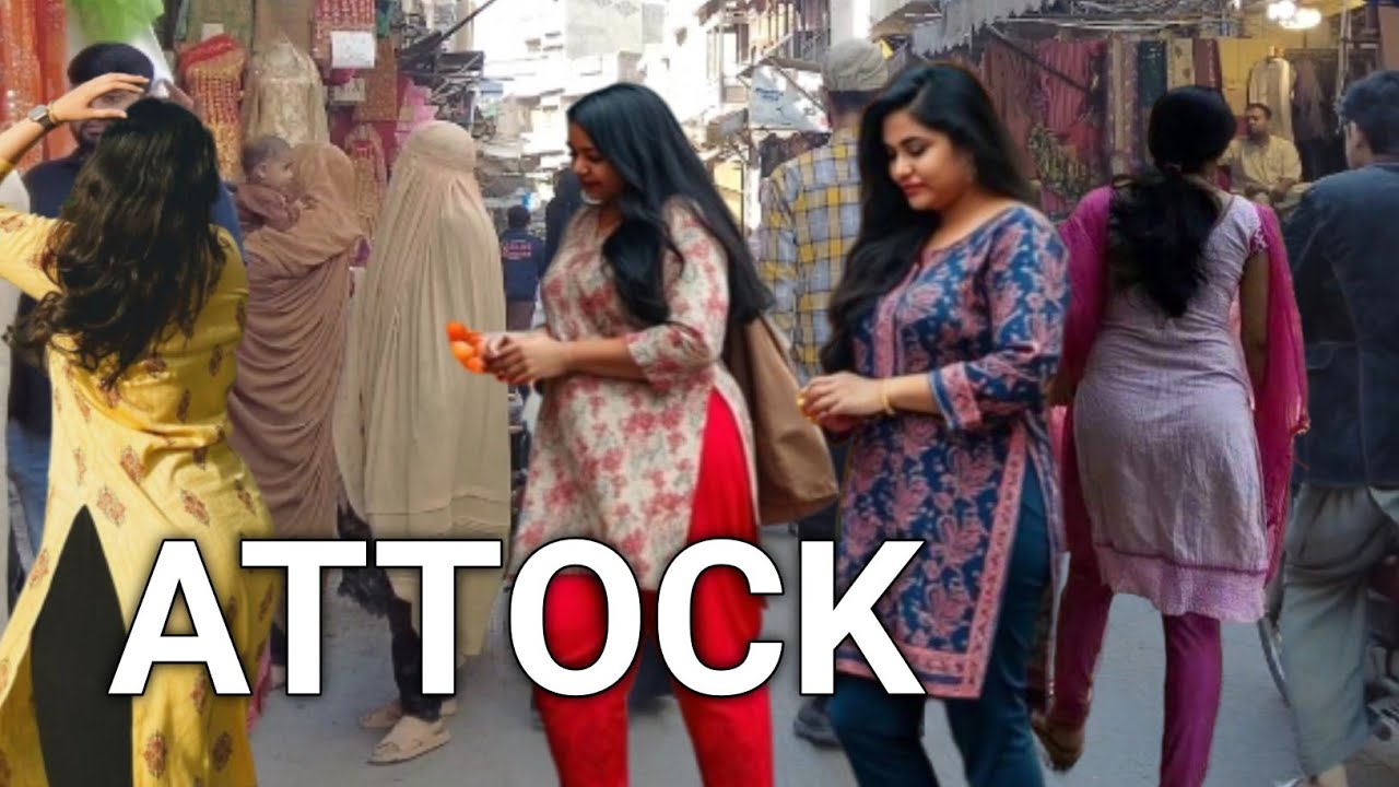 🇵🇰Attock Main Bazaar Walking 4K | Exploring Pakistan’s Local Markets