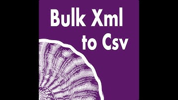 xml to csv