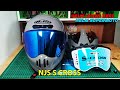Quick Review Helm NJS S-Cross Helm Lokal gaya Supermoto