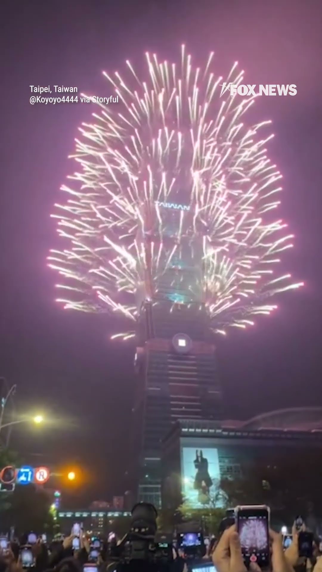 Fireworks light up the sky as world welcomes 2025