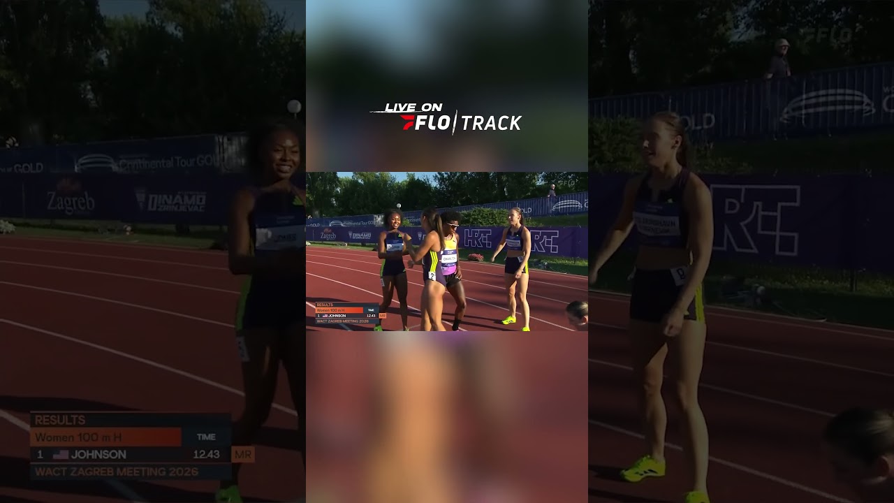 🇺🇸 USA sweep in Zagreb for the 100mH! 🇺🇸