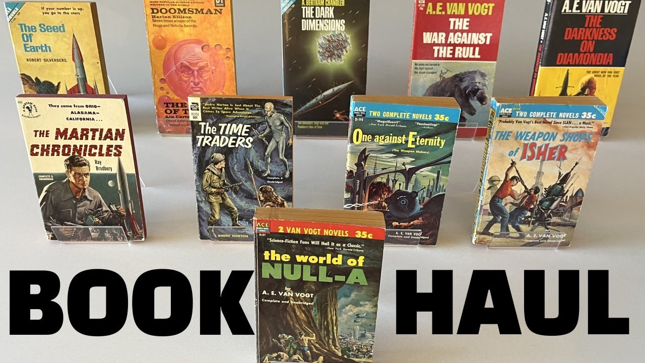 Vintage SF Book Haul - Ace Doubles and A. E. Van Vogt's Space Opera